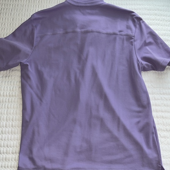 Tommy Bahama IslandZone® supima lavender button up shirt - Picture 2 of 5